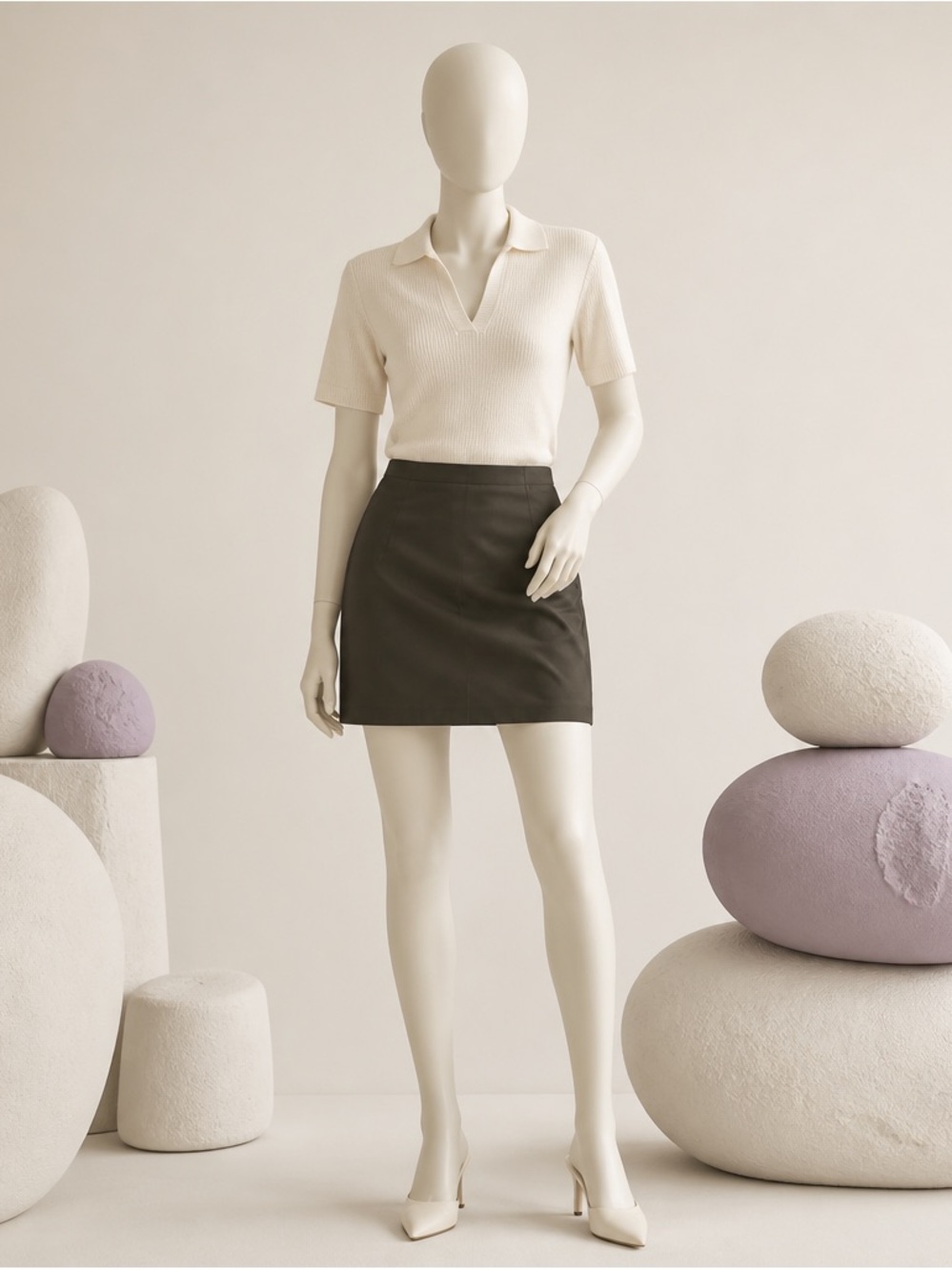 Michael Kors grey skirt( like new)
